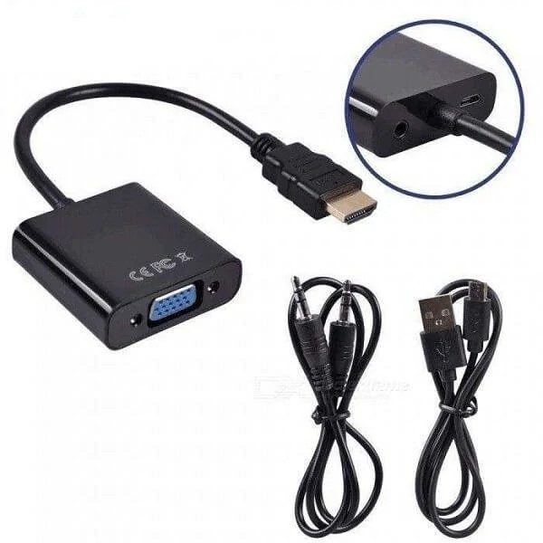 تبدیل VGA به HDMI دیتک با صدا و پاور