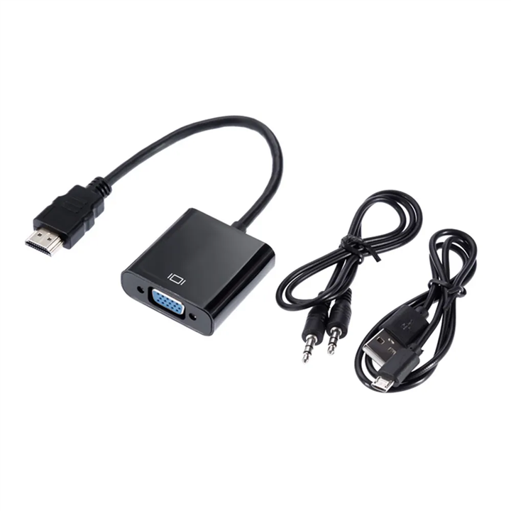 تبدیل VGA به HDMI دیتک با صدا و پاور