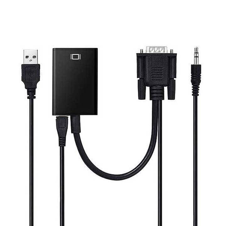 تبدیل VGA به HDMI دیتک با صدا و پاور
